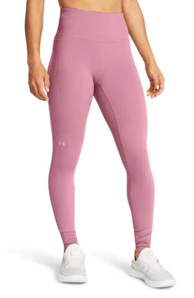 Under Armour Movement Pocket High Waist Performance Leggings In Gray