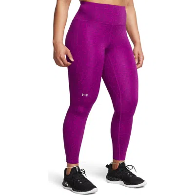 Under Armour Movement Printed Pocket Ankle Leggings In Purple