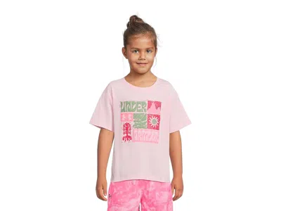Under Armour Nature Cut T-shirts (big Kid) Girl's T Shirt Prime Pink : Xl (18-20 Big Kid), Cotton/polyester