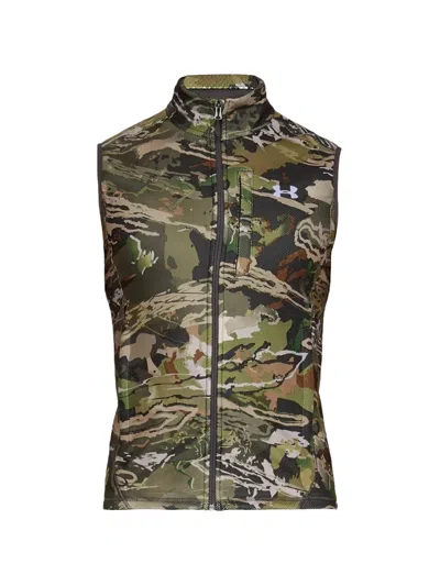 Under Armour Off Grid Zephyr Camouflage Zip-up Gilet In Multi