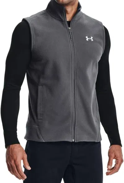 Under Armour Offgrid Fleece Vest In Pitch Grey In Gray