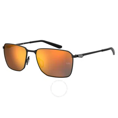 Under Armour Orange Rectangular Men's Sunglasses Ua Scepter 2/g 0003/uw 58