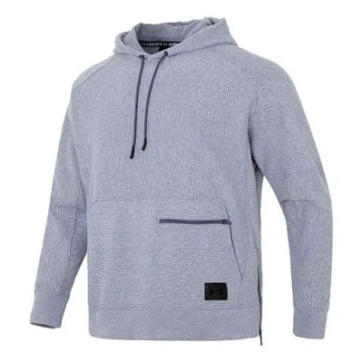 Under Armour Ottoman Fleece Hoodie 'light Purple' In Blue