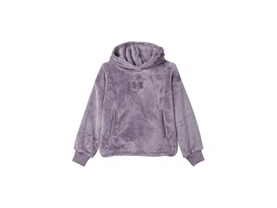 Under Armour Outdoor Cozy Hoodie (big Kid) Girl's T Shirt Violet Gray : Lg (14-16 Big Kid), Polyester