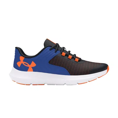 Pre-owned Under Armour Outhustle 2 Gs 'black Tech Blue Orange' | Kid's Size 5