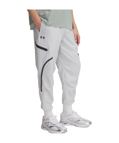 Under Armour Panelled Zip-pocket Track Pants In Gray