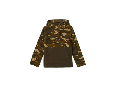 Under Armour Pb Hundo Hoodie (big Kid) Boy's Workout Canteen Green : Xl (18-20 Big Kid), Polyester In Multi