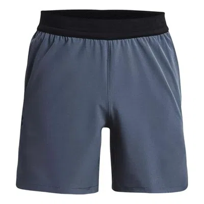 Under Armour Peak Woven Shorts 'grey' In Black