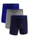 Under Armour Perf Tech Boxers (pack Of Three) In Multi