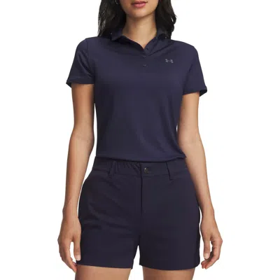 Under Armour Performance Golf Polo In Blue
