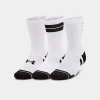 Under Armour Performance Tech Crew Socks (3-pack) In White