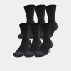 Under Armour Performance Tech Crew Socks (6-pack) In Black