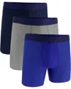 Under Armour 3-pack Performance Tech Solid 6 Boxer Briefs In Multi