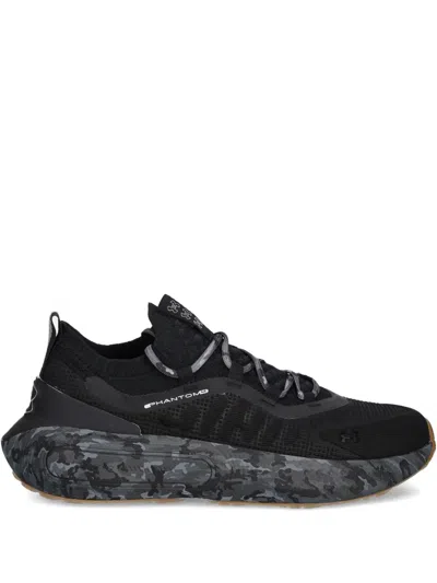 Under Armour Phantom 4 Camouflage Performance Sneakers In Black