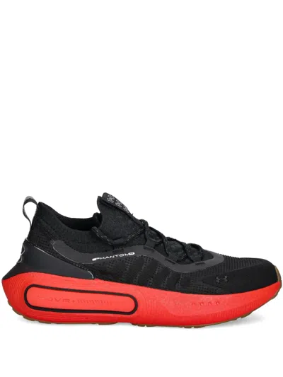 Under Armour Phantom 4 Knit Performance Sneakers In Black