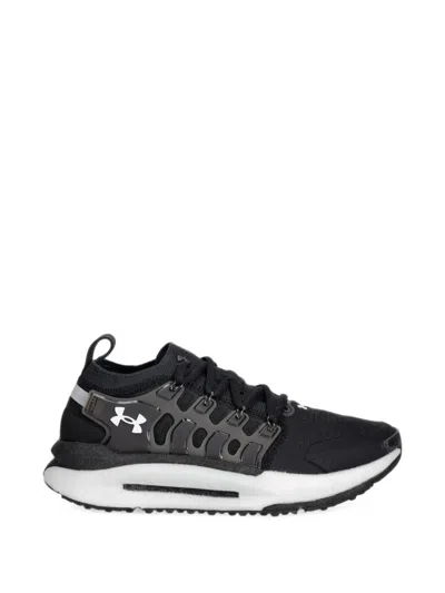 Under Armour Phantom X Cage-detail Panelled Low-top Performance Sneakers In Black