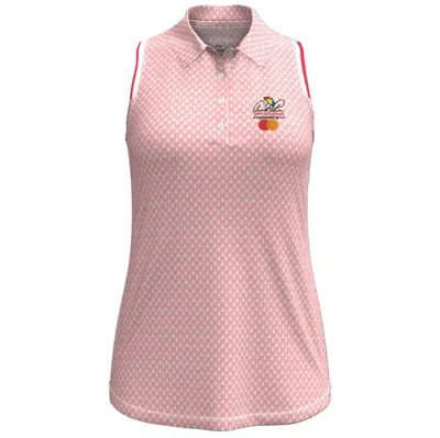 Under Armour Pink Arnold Palmer Invitational Playoff 3.0 Balloons Print Sleeveless Polo
