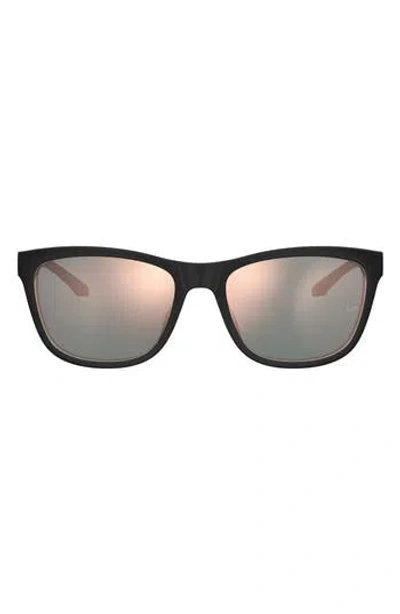 Under Armour Play Up Square Sunglasses In Black