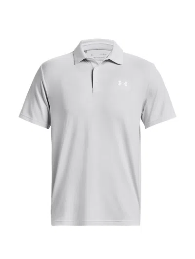 Under Armour Playoff 3.0 Stripe Polo Shirt In White