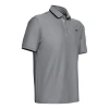 Under Armour Playoff Pique Polo Shirt 'steel Grey' In Gray