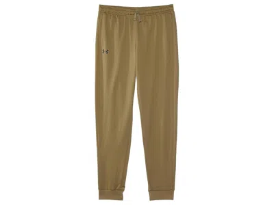 Under Armour Plus Size Brawler 2.0 Tapered Pants (big Kid) Boy's Clothing Bayou/black/black : Xs (7 Big Kid), Pol In Blue