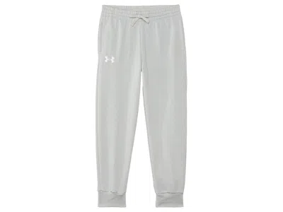 Under Armour Plus Size Rival Fleece Joggers (big Kid) Boy's Clothing Mod Gray Light Heather/white : Sm (8 Big Kid
