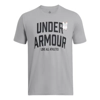 Under Armour Pride Graphic T-shirt 'grey' In Gray