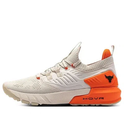 Under Armour Project Rock 3 'summit White Rogue Orange' In Neutral
