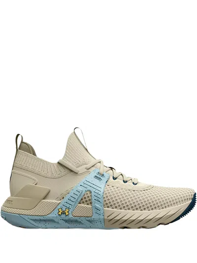 Under Armour Project Rock 4 Performance Sneakers In Neutral