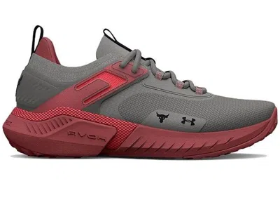 Pre-owned Under Armour Project Rock 5 Home Gym Iron Paradise (women's) Sneakers In Tin/deco Rose