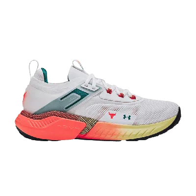 Pre-owned Under Armour Project Rock 5 'white After Burn'