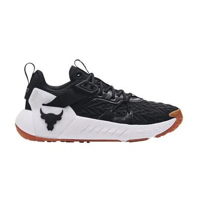 Pre-owned Under Armour Project Rock 6 Gs 'black White Gum' | Kid's Size 7