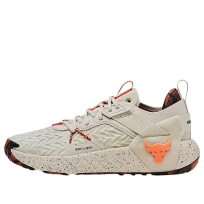 Under Armour Project Rock 6 Sneakers 'beige Orange' In Brown