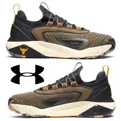 Pre-owned Under Armour Project Rock 7 Training Men's Sneakers Running Workout Shoes Brown