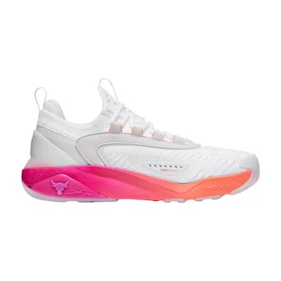 Pre-owned Under Armour Project Rock 7 'white Vivid Magenta'