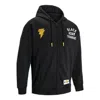 Under Armour Project Rock Black Adam Full Zip Rival Fleece Hoodie 'black Yellow'