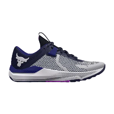 Pre-owned Under Armour Project Rock Bsr 2 'halo Grey Midnight Navy'