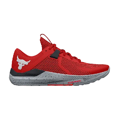 Pre-owned Under Armour Project Rock Bsr 2 'radiant Red Steel'