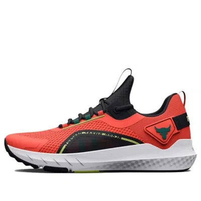 Under Armour Project Rock Bsr 3 'after Burn Black' In Red