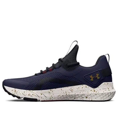 Under Armour Project Rock Bsr 3 'midnight Navy Metallic Gold' In Blue