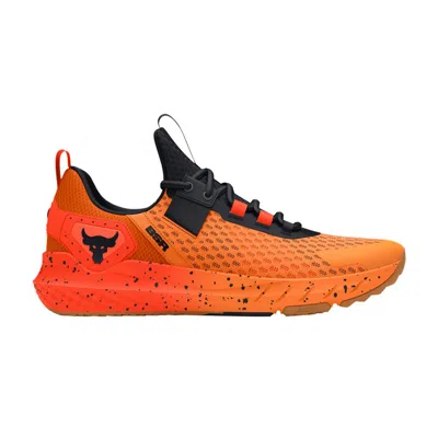 Pre-owned Under Armour Project Rock Bsr 4 'atomic Phoenix Fire' In Orange