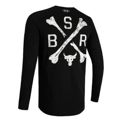 Under Armour Project Rock Bsr Long Sleeve Logo Shirt 'black'