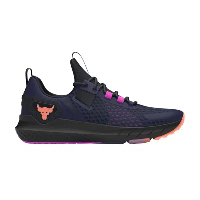 Pre-owned Under Armour Project Rock Bsr 'midnight Navy Flare Orange' In Blue