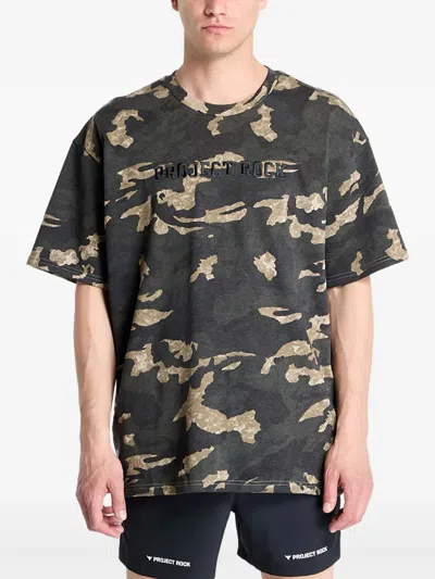 Under Armour Project Rock Camo-print T-shirt