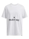 Under Armour Project Rock Campus Q3 T-shirt In White