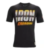 Under Armour Project Rock Dare To Fail Tee In Black