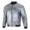 Under Armour Project Rock Disrupt Bomber Jacket 'metallic Tin Black'