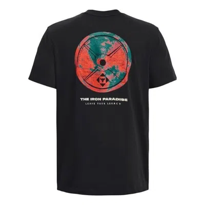 Under Armour Project Rock Globe Heavyweight Short Sleeve T-shirt 'black'