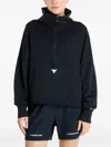 Under Armour Project Rock Half-zip Sweatshirt In Black