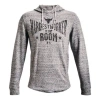 Under Armour Project Rock Hardest Worker Terry Hoodie 'grey' In Brown